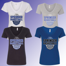 Springer Basketball Ladies V-Neck